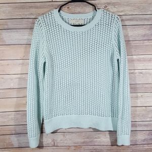 Loft light Blue knit long sleeve sweater jumper